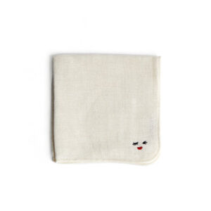 Embroidered Handkerchief Cloth - Wink